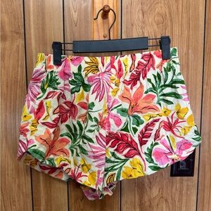 Floral Tropical Print Women’s Shorts